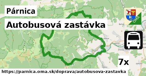 Autobusová zastávka, Párnica