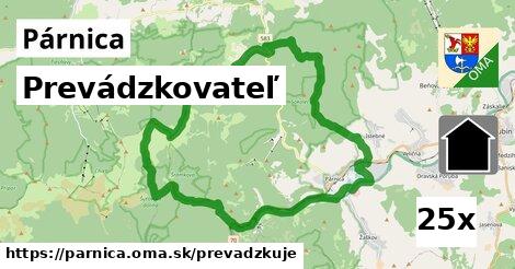 prevádzkovateľ v Párnica