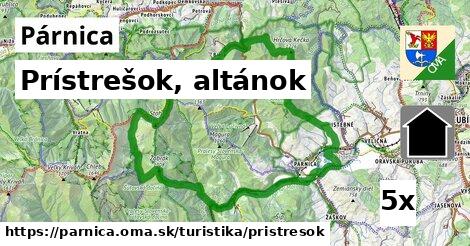 Prístrešok, altánok, Párnica