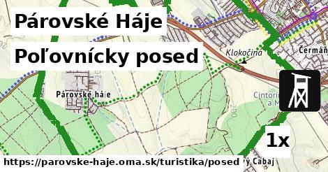 poľovnícky posed v Párovské Háje