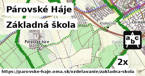 Základná škola, Párovské Háje