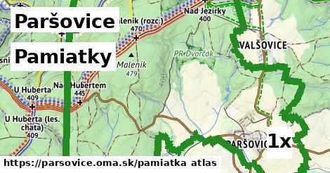 pamiatky v Paršovice