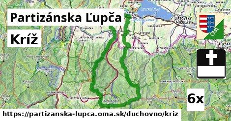 Kríž, Partizánska Ľupča