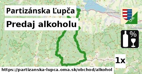 predaj alkoholu v Partizánska Ľupča