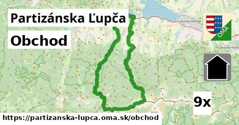 obchod v Partizánska Ľupča