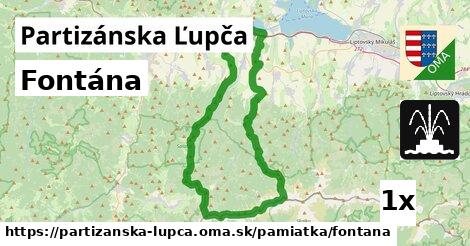 Fontána, Partizánska Ľupča