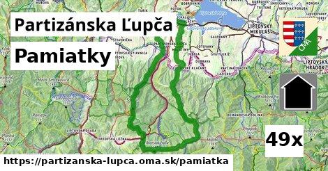 pamiatky v Partizánska Ľupča