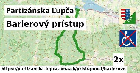 Barierový prístup, Partizánska Ľupča