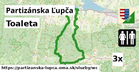 Toaleta, Partizánska Ľupča