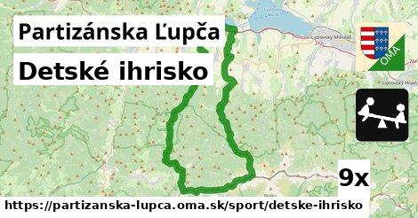 Detské ihrisko, Partizánska Ľupča