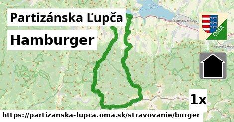 hamburger v Partizánska Ľupča