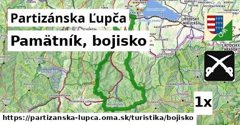 Pamätník, bojisko, Partizánska Ľupča