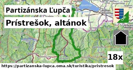 Prístrešok, altánok, Partizánska Ľupča