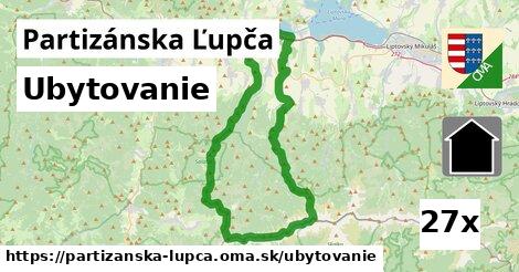 ubytovanie v Partizánska Ľupča