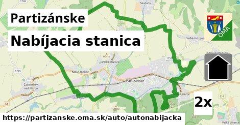 nabíjacia stanica v Partizánske