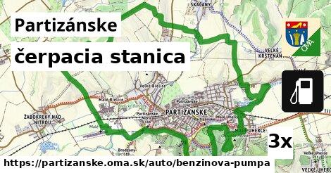 čerpacia stanica, Partizánske