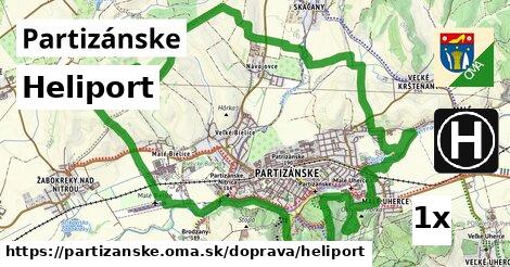 Heliport, Partizánske