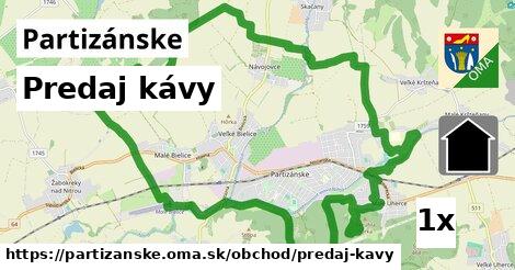 Predaj kávy, Partizánske