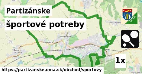 športové potreby, Partizánske