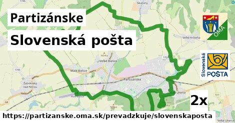 Slovenská pošta, Partizánske