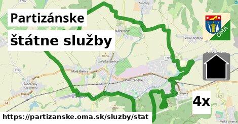 štátne služby, Partizánske