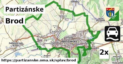brod v Partizánske