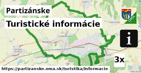 Turistické informácie, Partizánske