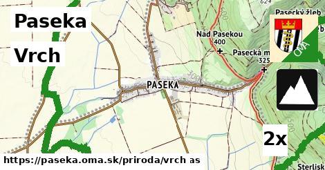 Vrch, Paseka