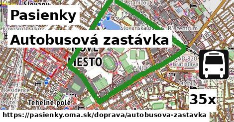 Autobusová zastávka, Pasienky