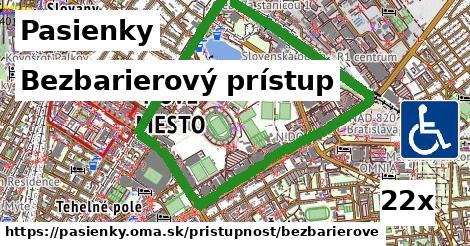 Bezbarierový prístup, Pasienky