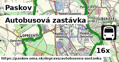 Autobusová zastávka, Paskov