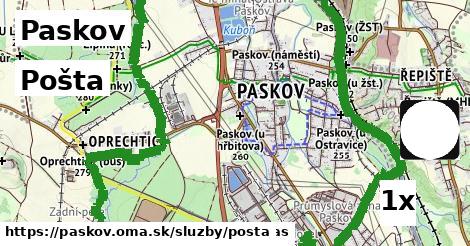 Pošta, Paskov