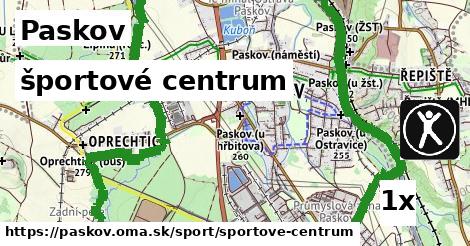 športové centrum, Paskov