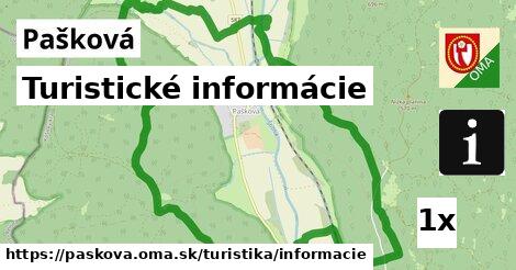 Turistické informácie, Pašková