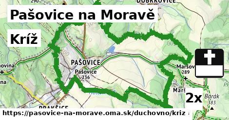 kríž v Pašovice na Moravě