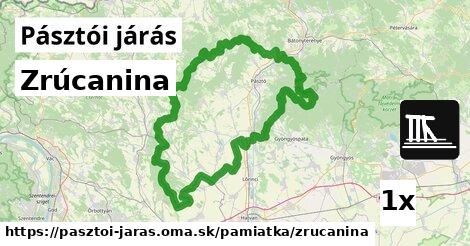 Zrúcanina, Pásztói járás