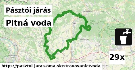 Pitná voda, Pásztói járás