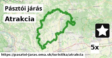 Atrakcia, Pásztói járás