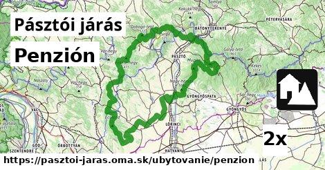 Penzión, Pásztói járás