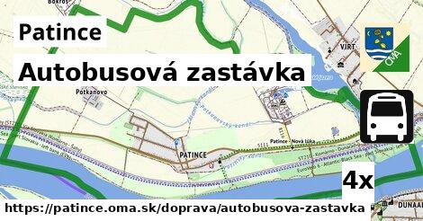 Autobusová zastávka, Patince