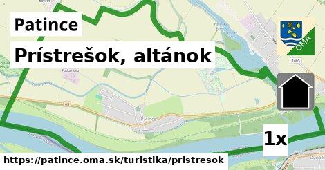 Prístrešok, altánok, Patince