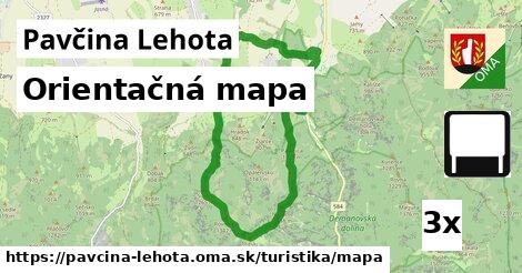 Orientačná mapa, Pavčina Lehota