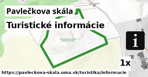 Turistické informácie, Pavlečkova skála