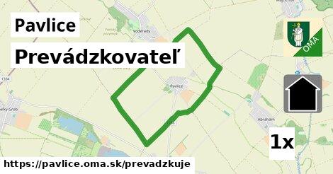 prevádzkovateľ v Pavlice