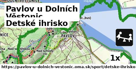 detské ihrisko v Pavlov u Dolních Věstonic