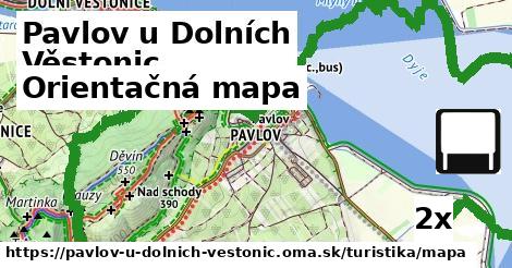 Orientačná mapa, Pavlov u Dolních Věstonic
