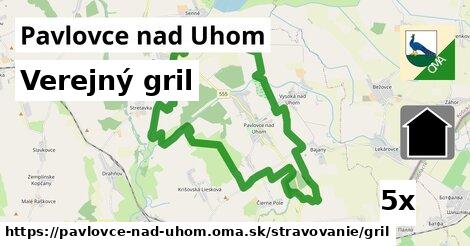 verejný gril v Pavlovce nad Uhom