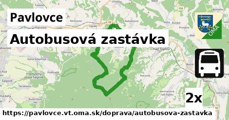 Autobusová zastávka, Pavlovce, okres VT