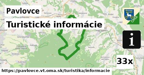 Turistické informácie, Pavlovce, okres VT