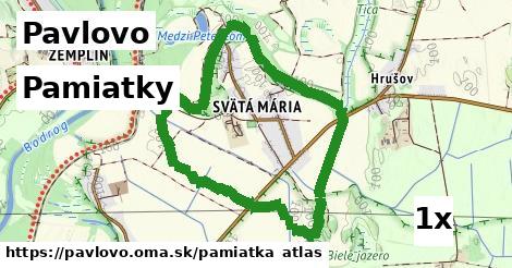 pamiatky v Pavlovo